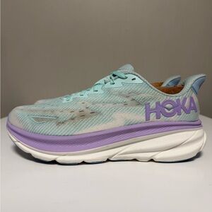 Hoka One One Clifton 9 Running Shoes Walking Gym Women’s US 8.5 D 1132211 SOLM